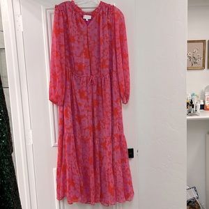 Beautiful pink spring dress!